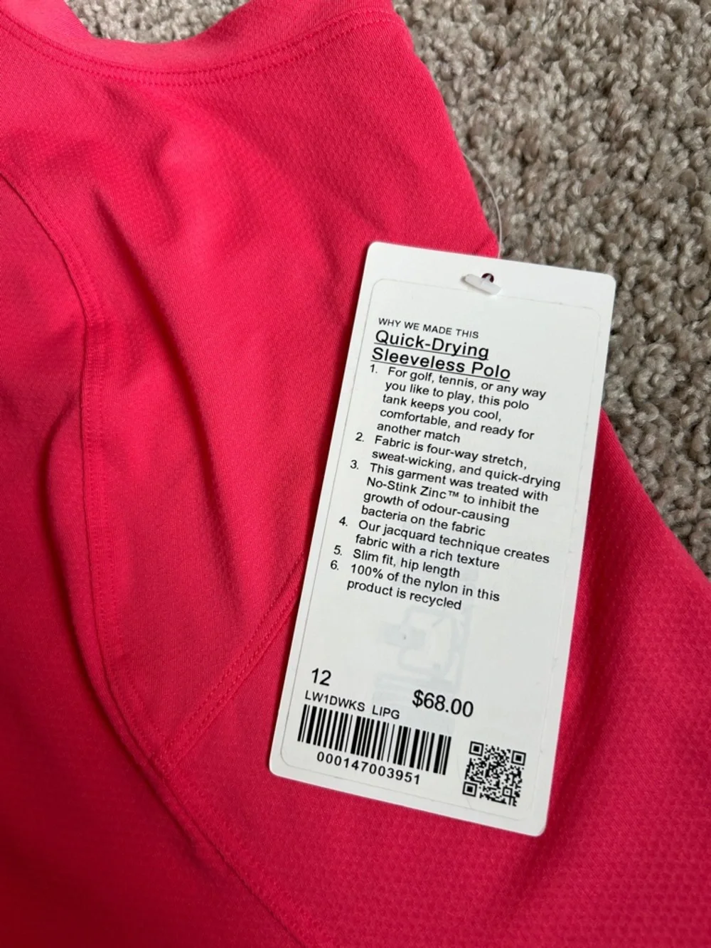 Lululemon golf tank - Picture 5 of 6